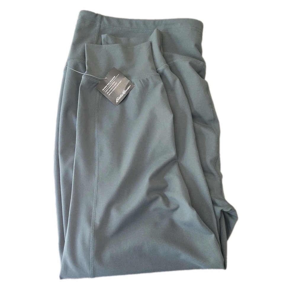 Eddie Bauer Traverse Trail Leggings Jogger 3X Plus Size Dragonfly Green NWT